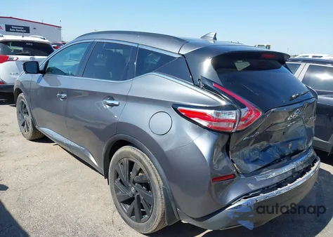 2017 Nissan Murano Platinum from USA, damaged, VIN 5N1AZ2MH4HN200072